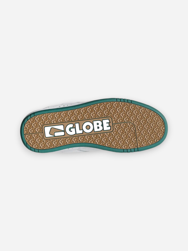 Globe Tilt 11026 White Green Nubuck Synthetic Nubuck