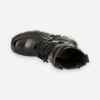 New Rock Boots Black Reactor White Laces M-373-S4