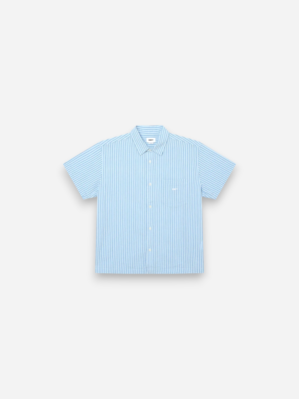 Obey Alan Woven Sky Blue Multi 181210453