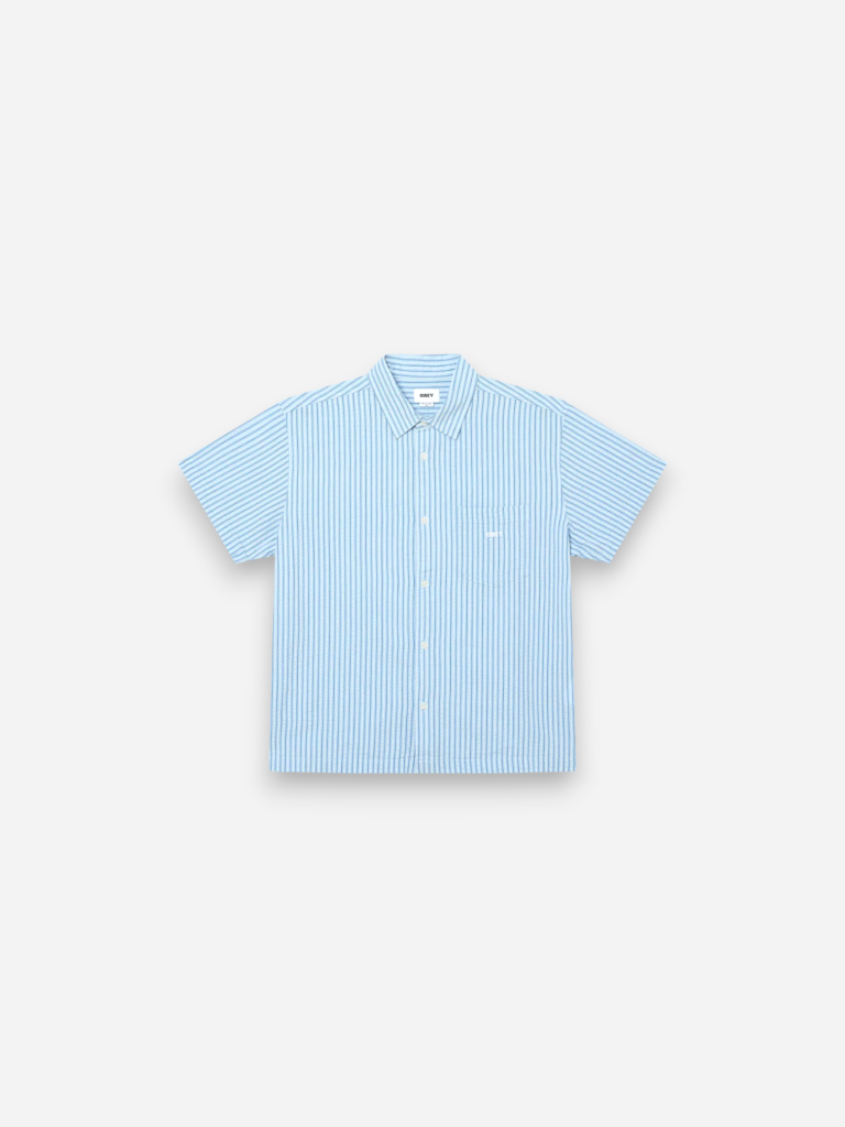 Obey Alan Woven Sky Blue Multi 181210453