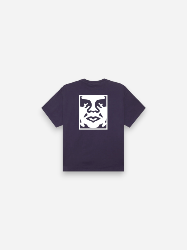 Obey Bold Icon Face Tee Pigment Purple Velvet 167924099