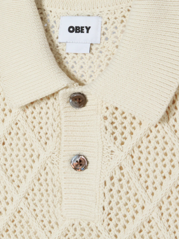 Obey Eryk Polo Sweater Birch 151000121