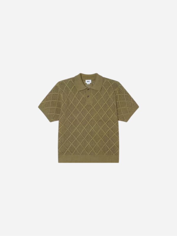 Obey Eryk Polo Sweater Mermaid 151000121