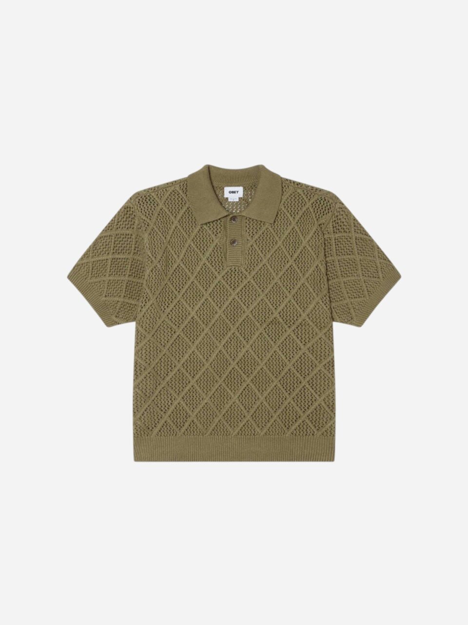 Obey Eryk Polo Sweater Mermaid 151000121