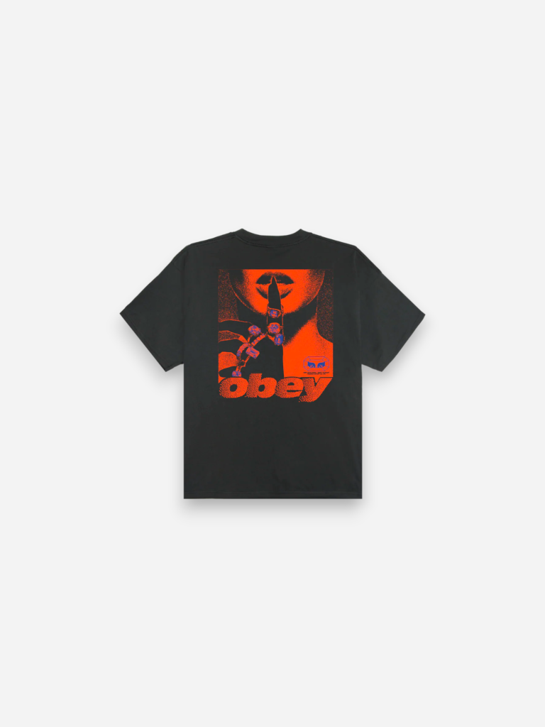 Obey Exports Tee Vintage Black 168024319