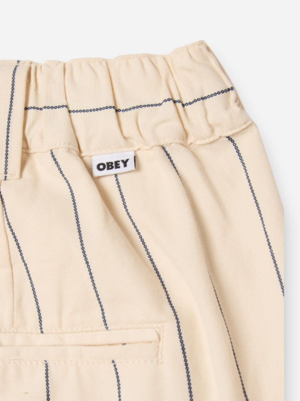 Obey Foster Stripe Pleated Short Canvas Multi 172100100