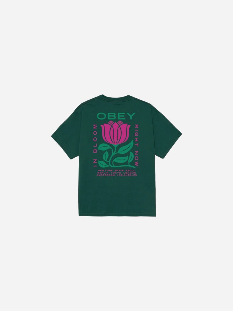 Obey In Bloom Tee Rainforest 165264329
