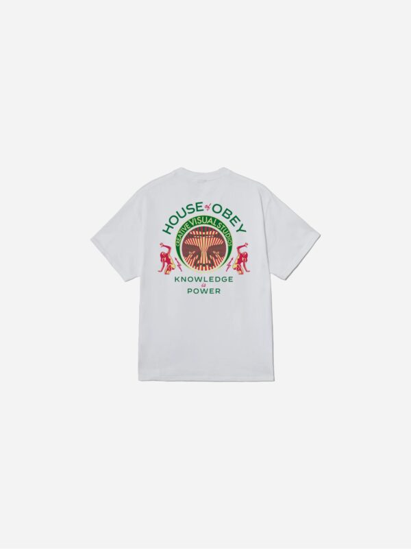 Obey Knowledge Is Power Tee White 165264298