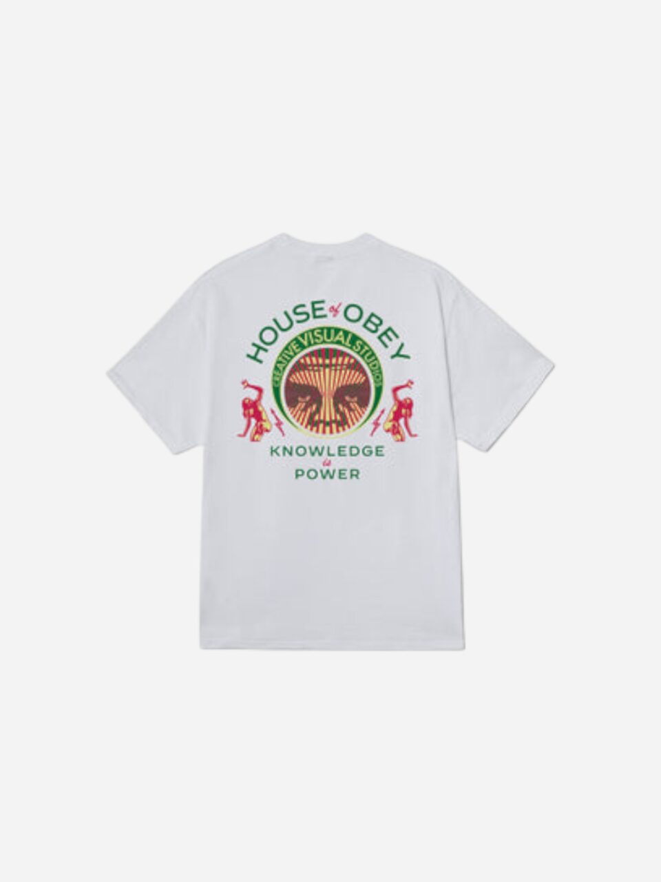Obey Knowledge Is Power Tee White 165264298