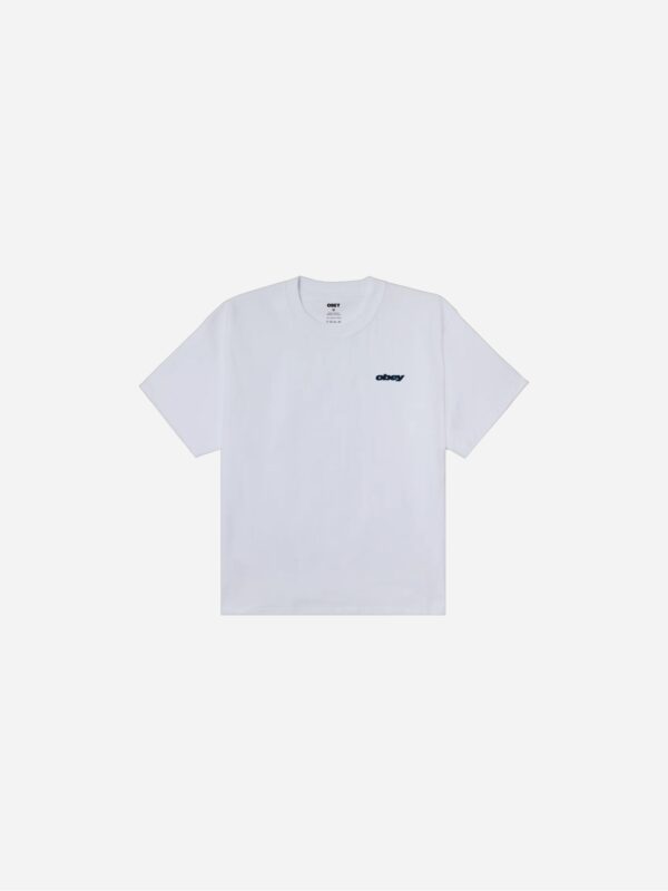 Obey Lips Tee White 168024359-WHT-1