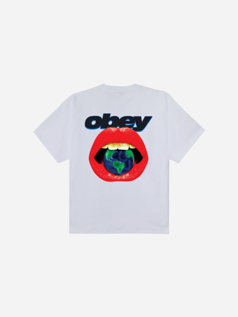 Obey Lips Tee White 168024359-WHT-1
