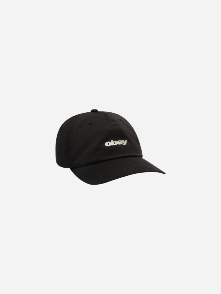 Obey Stride 5 Panel Strapback Black 100490152