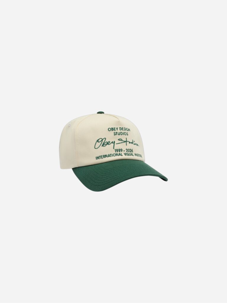 Obey Design Studios 5 Panel Strapback Spruce Multi 100490151