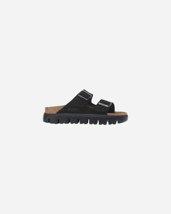 Birkenstock Arizona Chunky Black Suede Leather