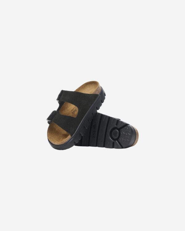 Birkenstock Arizona Chunky Black Suede Leather