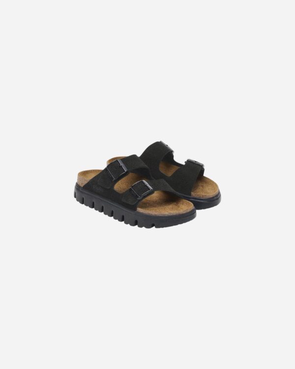 Birkenstock Arizona Chunky Black Suede Leather
