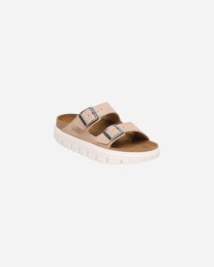 Birkenstock Arizona Chunky Warm Sand Suede Leather