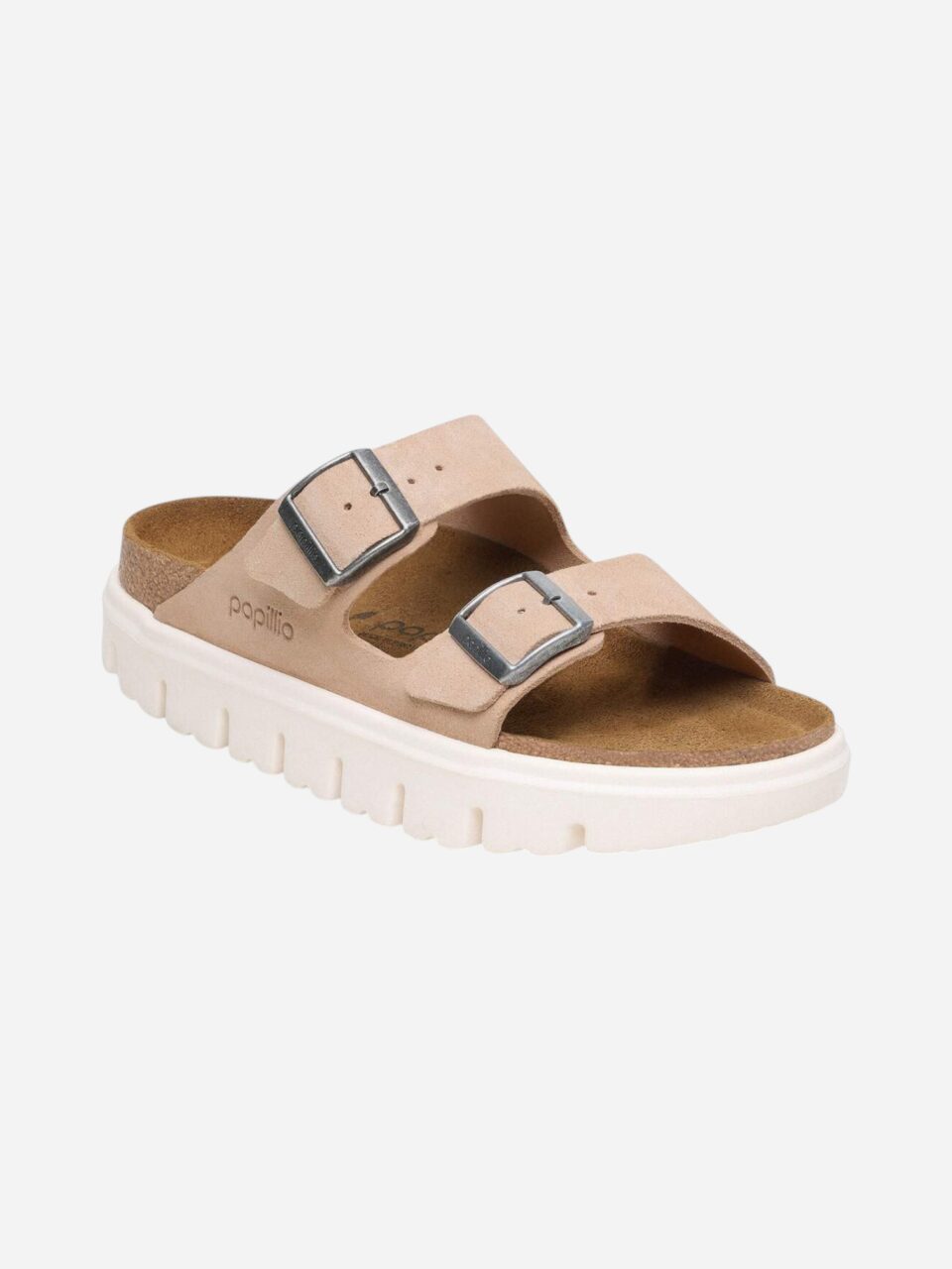 Birkenstock Arizona Chunky Warm Sand Suede Leather