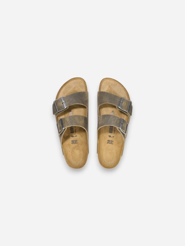 Birkenstock Arizona Faded Khaki Oiled Leather