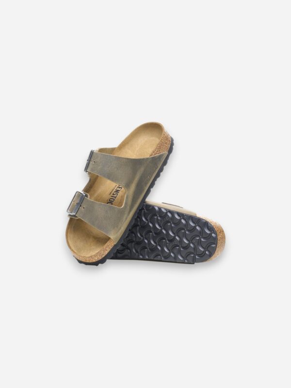 Birkenstock Arizona Faded Khaki Oiled Leather