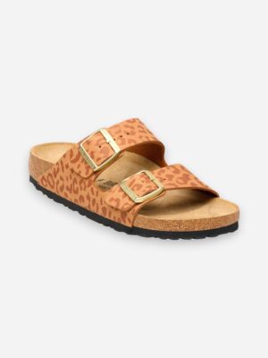 Birkenstock Arizona Leo Pecan Synthetics