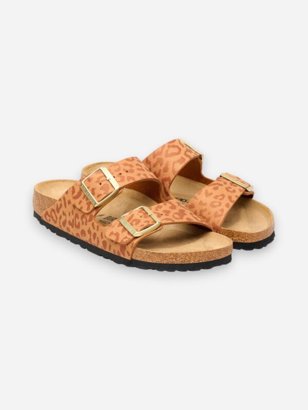 Birkenstock Arizona Leo Pecan Synthetics