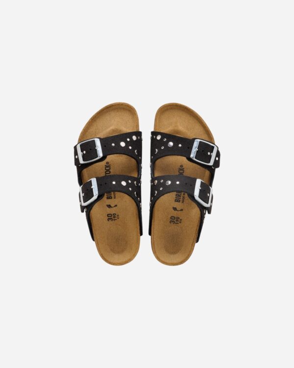 Birkenstock Arizona Rivet Kids Soft Black Synthetics