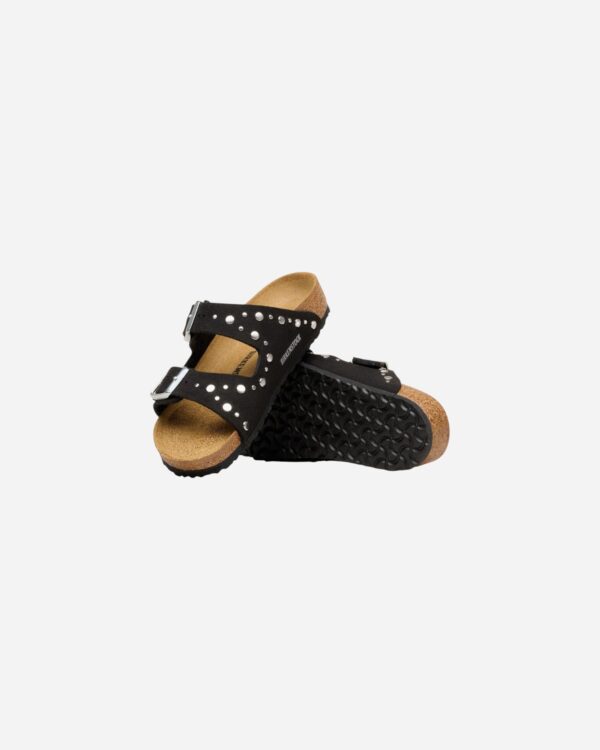 Birkenstock Arizona Rivet Kids Soft Black Synthetics