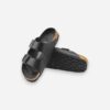 Birkenstock Arizona Triples Black Birko Flor