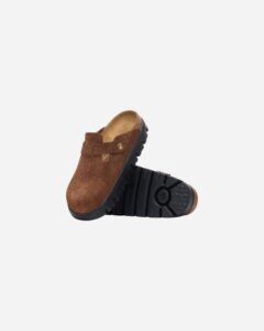 Birkenstock Boston Chunky Dark Tea Suede Leather_5