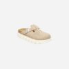 Birkenstock Boston Chunky Warm Sand Suede Leather