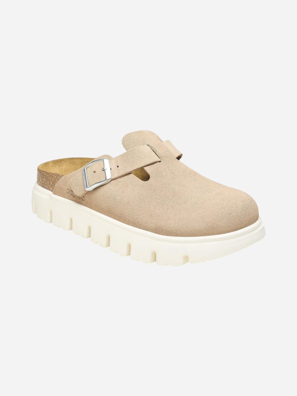 Birkenstock Boston Chunky Warm Sand Suede Leather