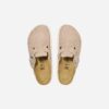 Birkenstock Boston Chunky Warm Sand Suede Leather