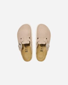 Birkenstock Boston Chunky Warm Sand Suede Leather_1