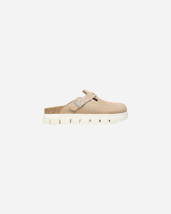 Birkenstock Boston Chunky Warm Sand Suede Leather