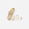 Birkenstock Boston Chunky Warm Sand Suede Leather