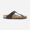 Birkenstock Gizeh Black Birko Flor
