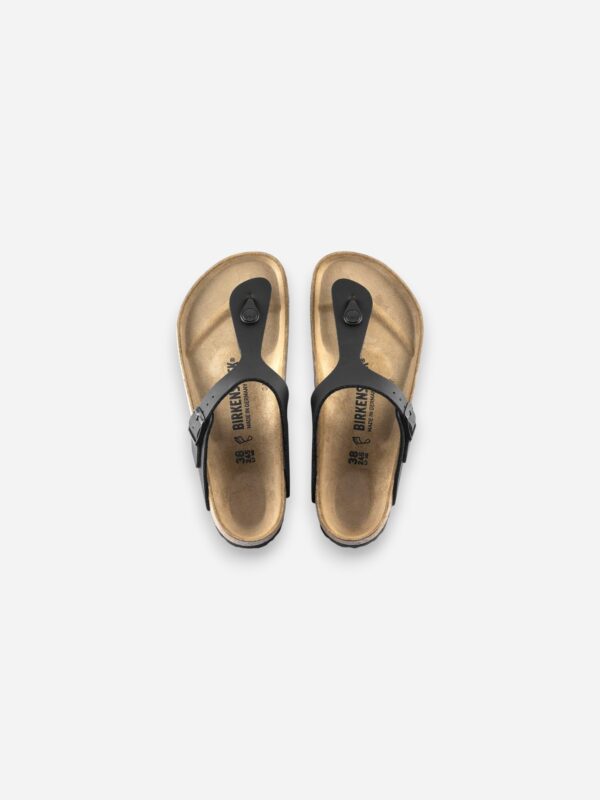 Birkenstock Gizeh Black Birko Flor