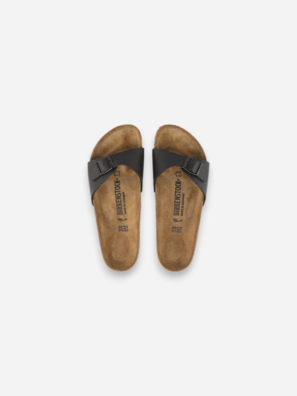 Birkenstock Madrid Black Birko Flor