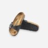Birkenstock Madrid Black Birko Flor