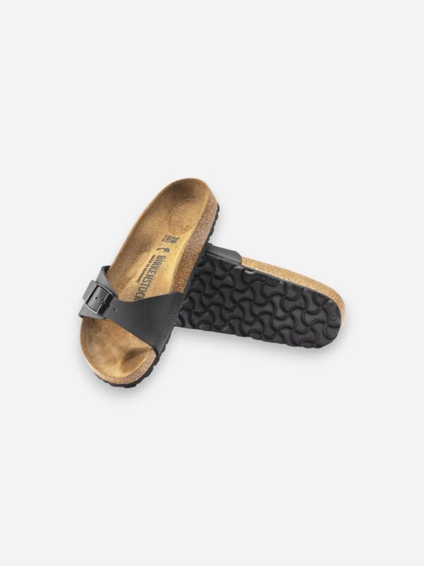 Birkenstock Madrid Black Birko Flor