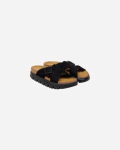Birkenstock Siena Chunky Black Suede Leather_4