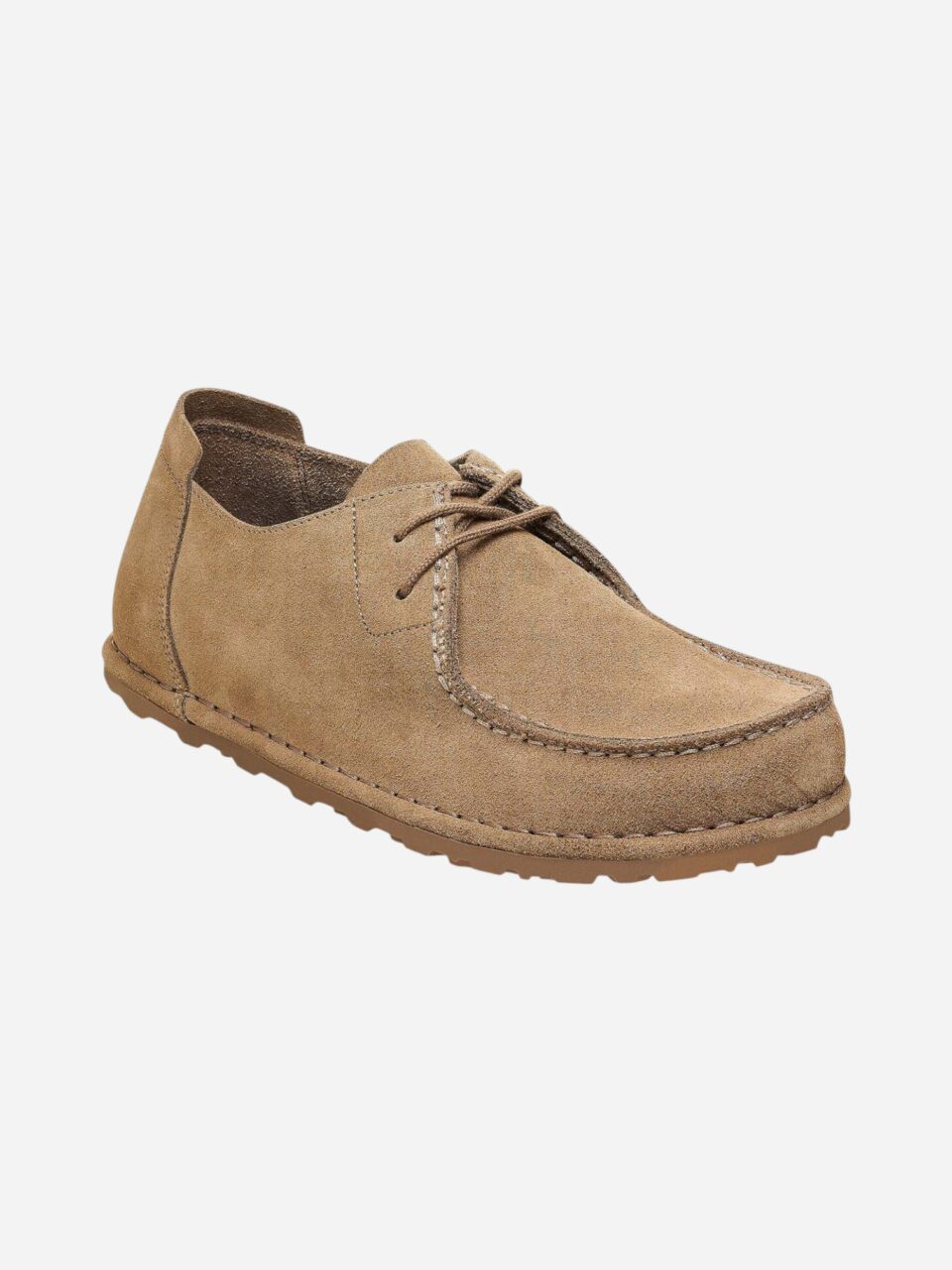 Birkenstock Utti Lace N Gray Taupe Suede Leather