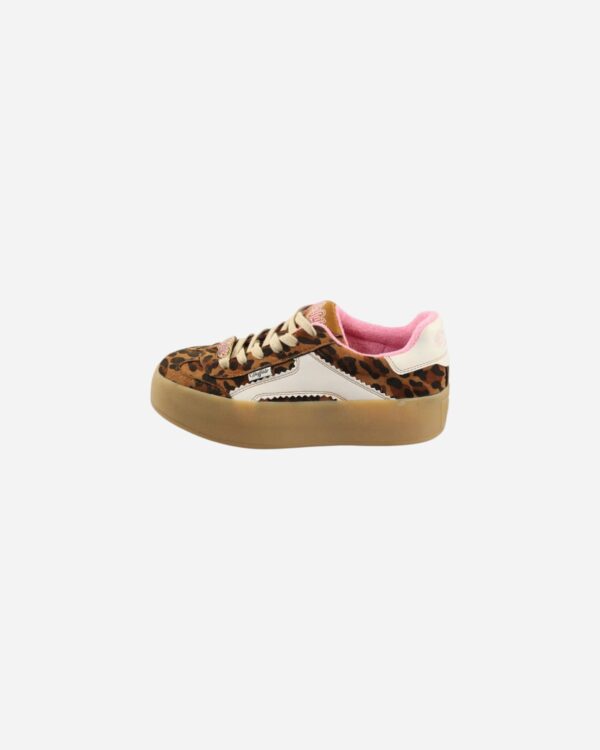 Buffalo Cajo Vegan Suede Nappa Leo Pink White XE08