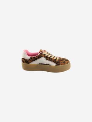 Buffalo Cajo Vegan Suede Nappa Leo Pink White XE08
