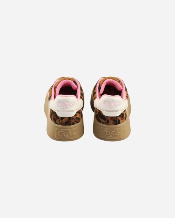 Buffalo Cajo Vegan Suede Nappa Leo Pink White XE08
