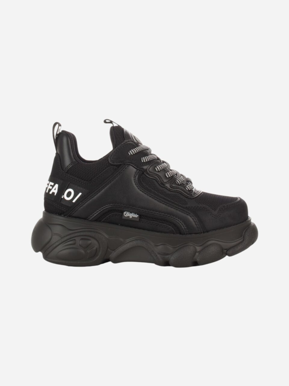 Buffalo Cld Chai Vegan Nubuck Mesh Black XE08