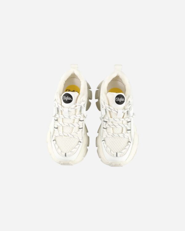Buffalo Saturn Lace Vegan Nappa Mesh White XE08