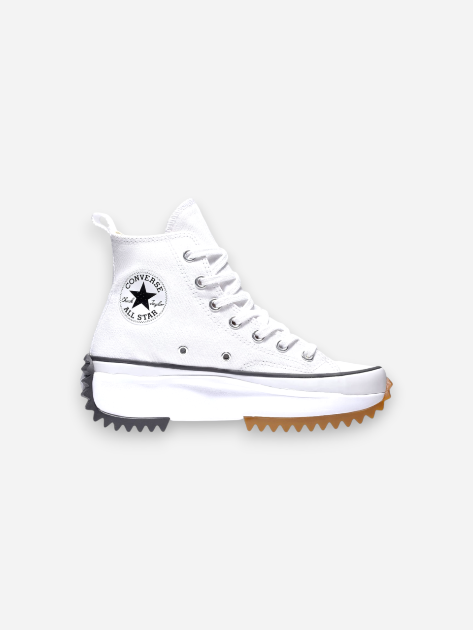 Converse Run Star Hike HI White Black Gum