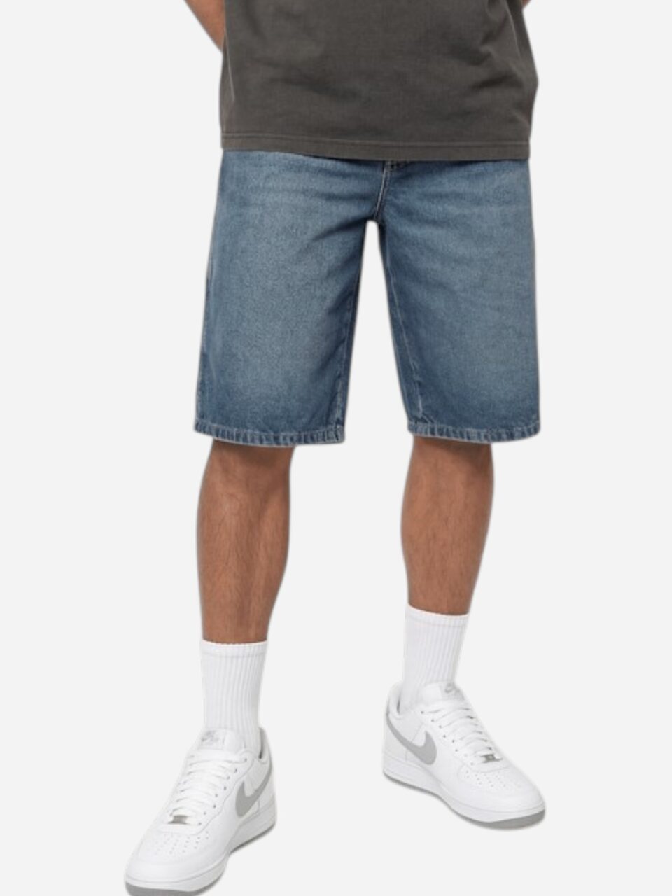Dickies 958 13 Inch Loose Short Jeans Khaki Tinted Blue